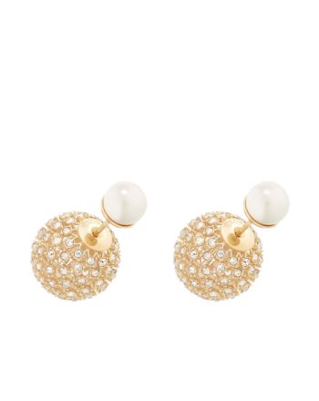 Christian Dior Women's Dior Tribales Earrings Golden