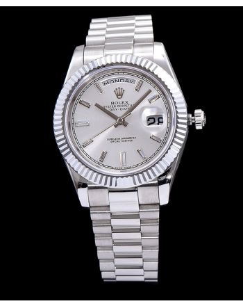 Rolex Rose Gold Automatic Watch White