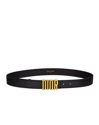 Christian Dior D-Fence Belt Black