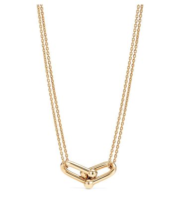 Tiffany Women's Double Link Pendant Golden