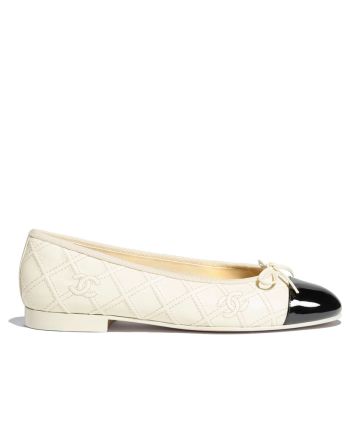 Chanel Women's Ballerinas G40110 Cream